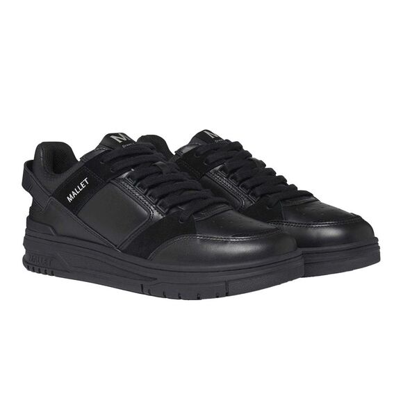 Mallet Mens Compton Leather Sneakers / Black